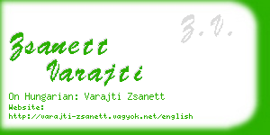 zsanett varajti business card